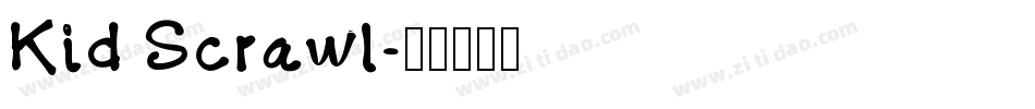Kid Scrawl字体转换